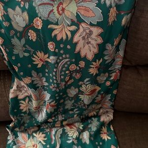 Floral Green Dress